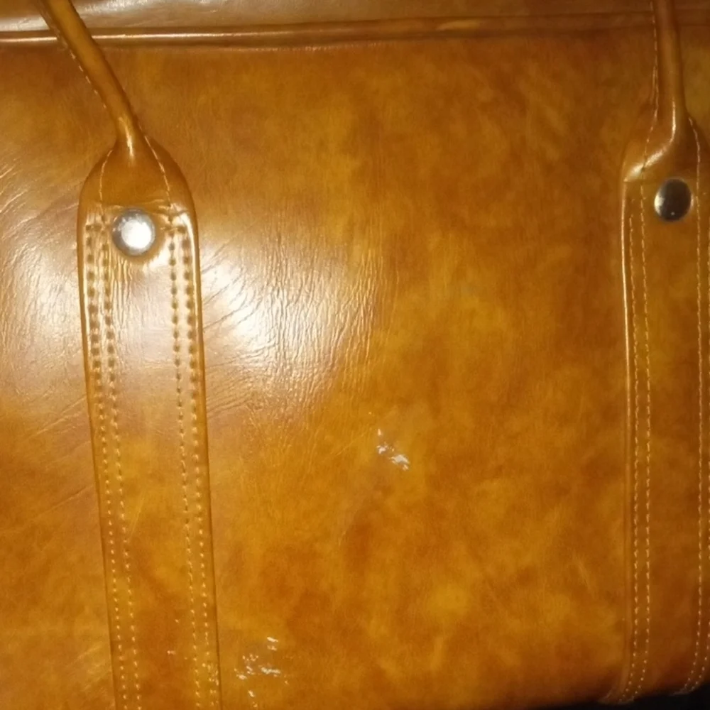 Vintage Airway Industries Inc Vegan Leather Travel Bag